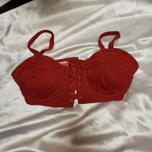 EXTRA- TIE UP BUSTIER/OS/NWOT